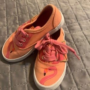 Toddler size 8 Cat and Jack flamingo “ked” shoe